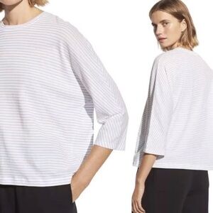 VINCE | pencil stripe dolman sleeve | size large